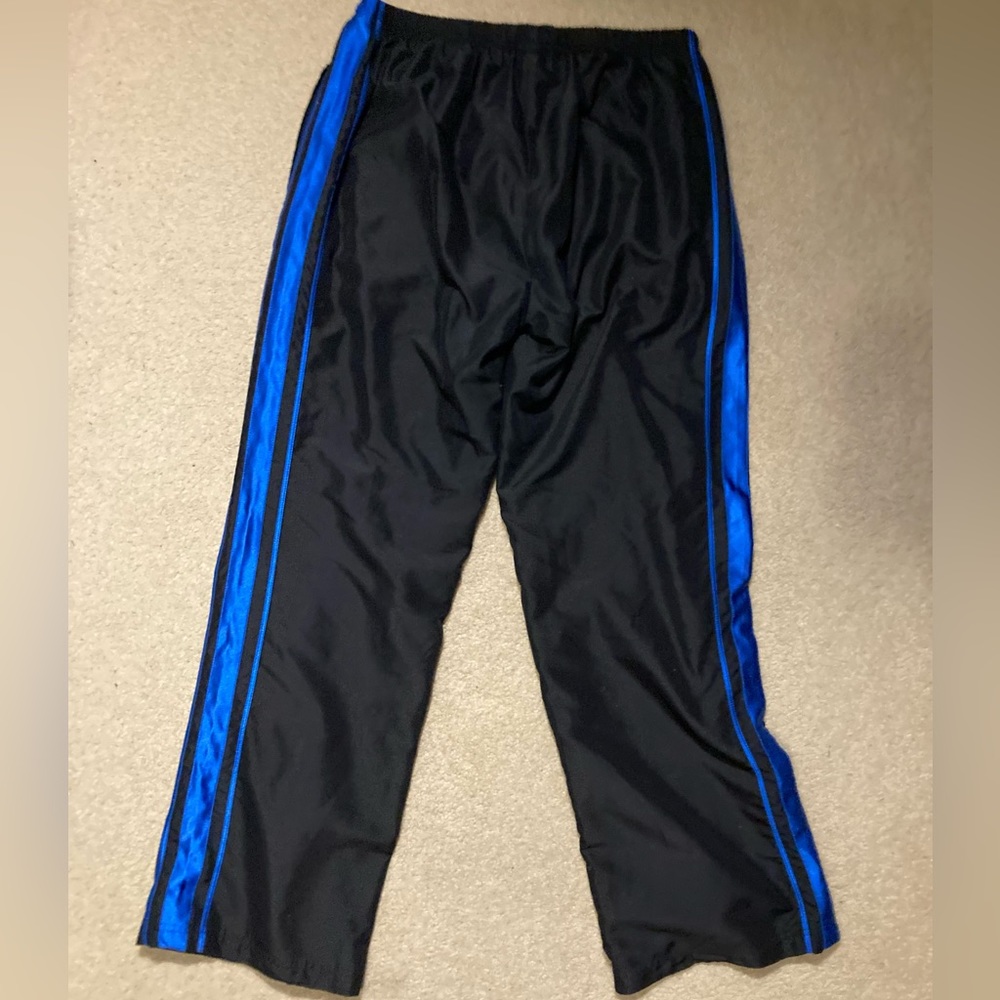 Russell Athletic Pants Joggers Sweatpants Black/Blue Mens Size L